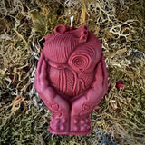 Anatomical Heart Candles (w/Hands) by Madame Phoenix (Multiple Options)