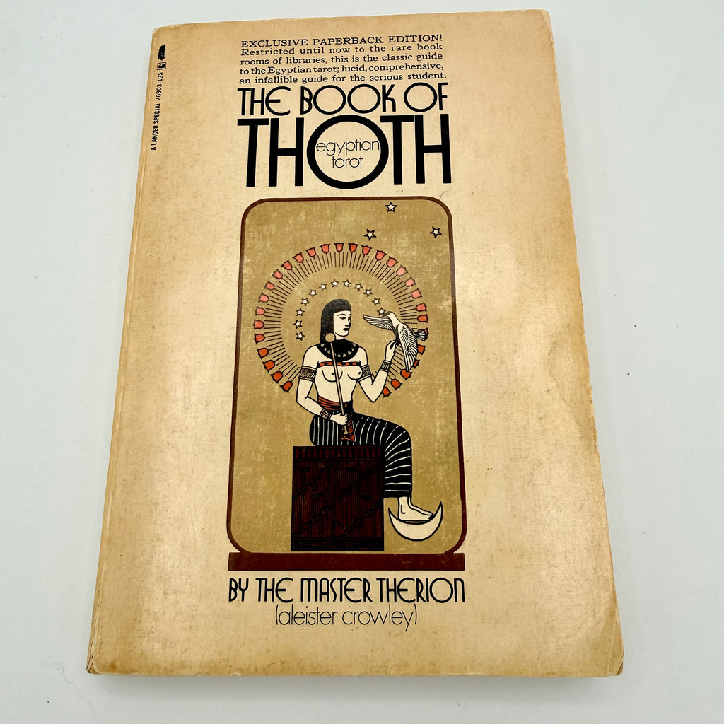 The Book of Thoth: Egyptian Tarot - The Master Therion (Aleister Crowley) *First Paperback Edition, 1972