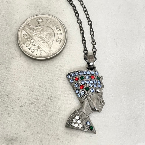 Nefertiti Necklace with Gems