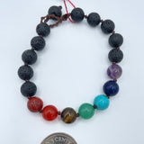 Stone Bead bracelets w/knots (Multiple Options)
