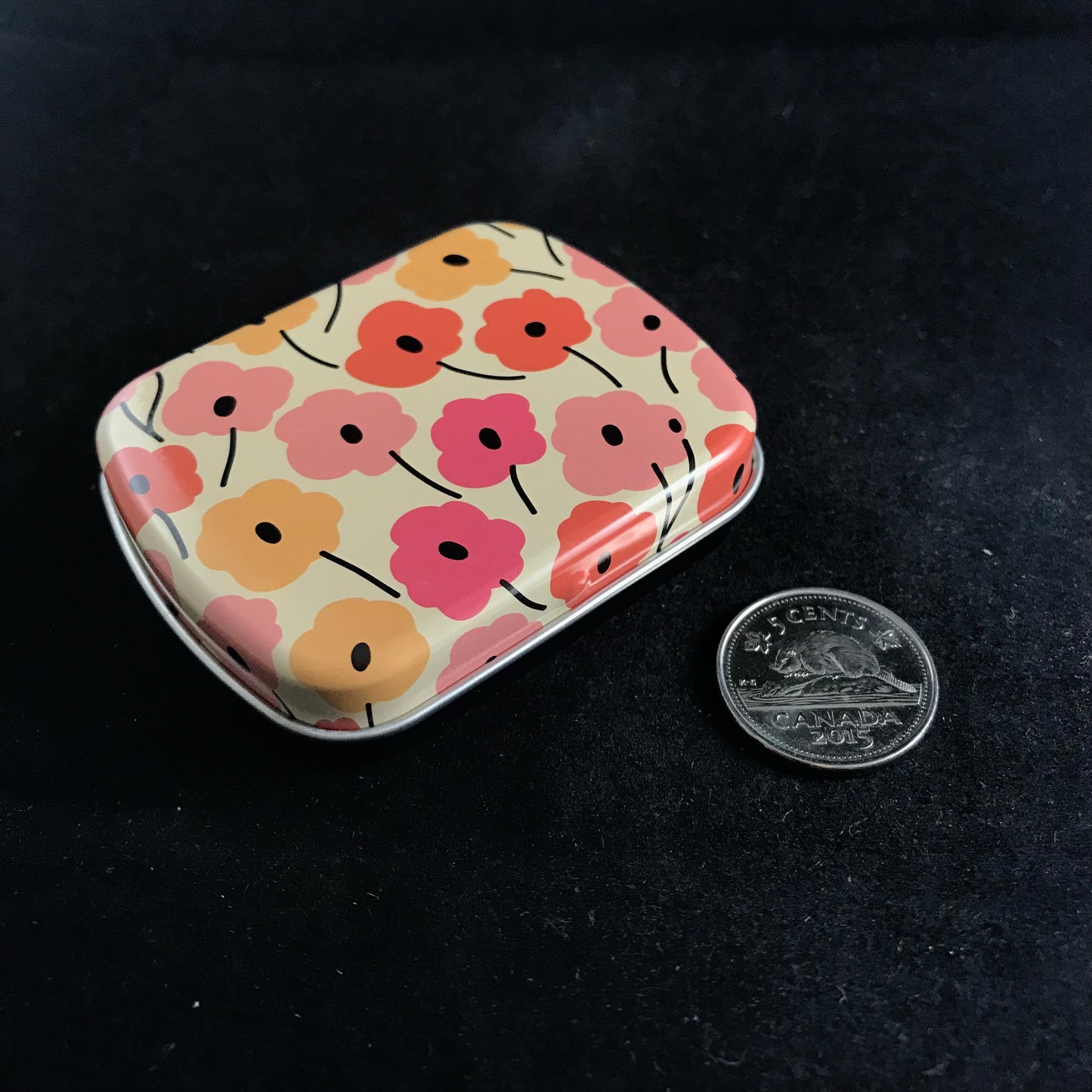 Various Small Patterned Tin Boxes