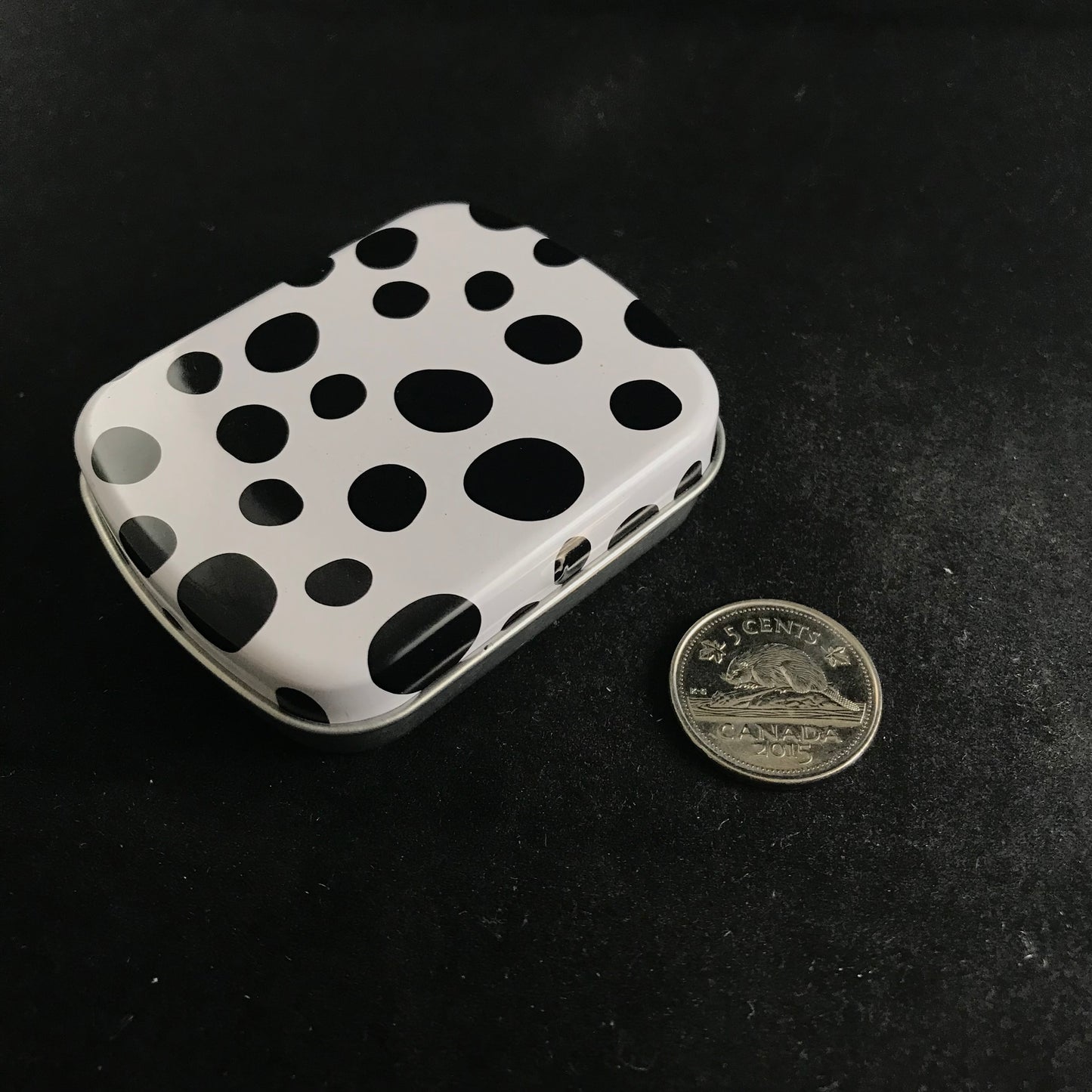 Various Small Patterned Tin Boxes