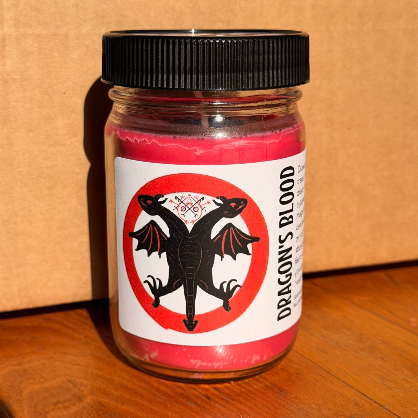 Dragon's Blood 12oz Spell Candle