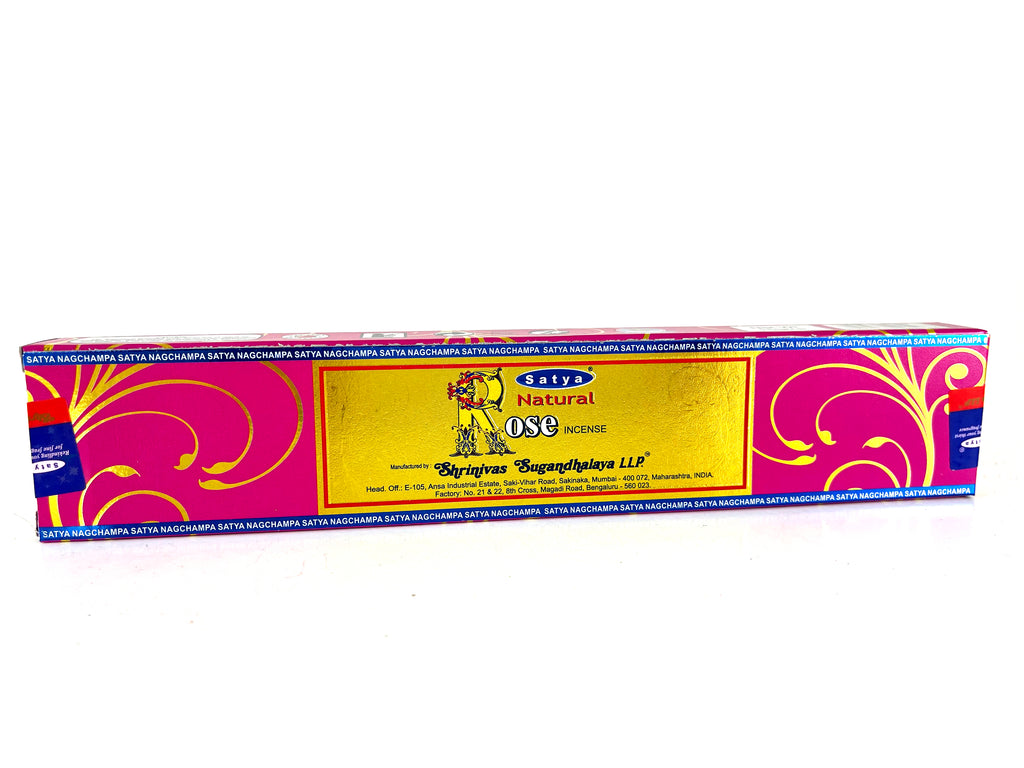 Satya Natural Rose Incense Sticks (15g)