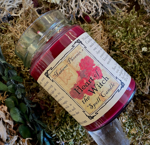 Heart of the Witch 12 oz Candle by Madame Phoenix