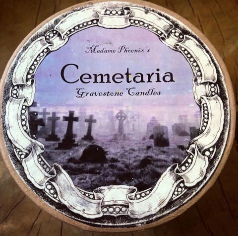 Cemetaria Gravestone Shaped Candle Set by Madame Phoenix