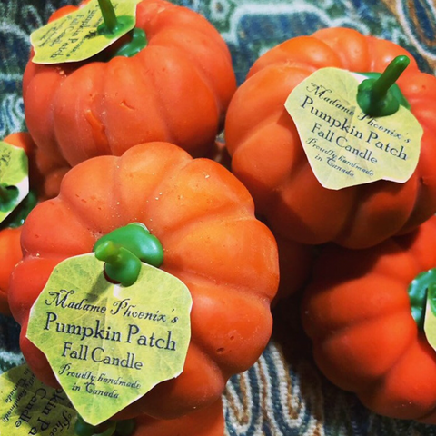 Pumpkin Shaped Candle by Madame Phoenix