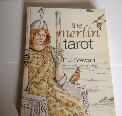 The Merlin Tarot by R.J. Stewart book only