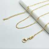 18k Gold Figaro Chain