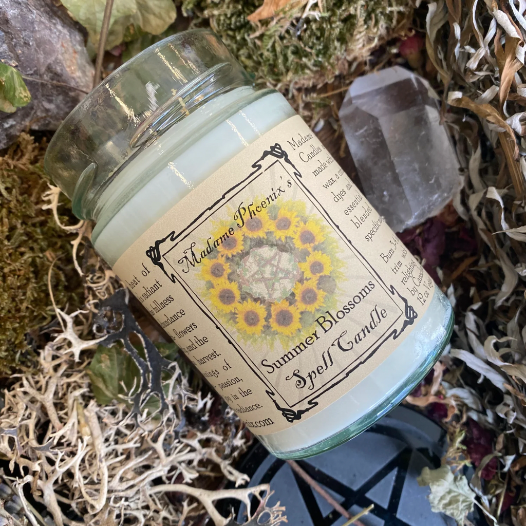 Spell Candle - Summer Blossoms by Madame Phoenix