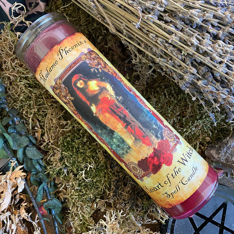 7 Day Candle- Heart of the Witch Spell Candle by Madame Phoenix