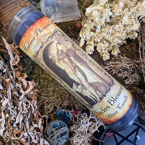 7 Day Candle- Hades Blessing Altar Candle by Madame Phoenix