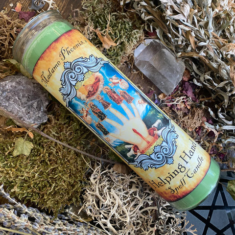 7 Day Candle - Helping Hand Spell Candle by Madame Phoenix