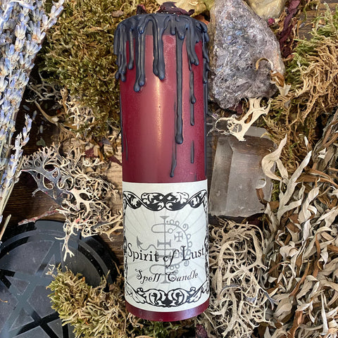 Spirit of Lust Pillar Candle by Madame Phoenix