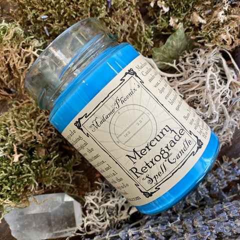 Mercury Retrograde Candle by Madame Phoenix