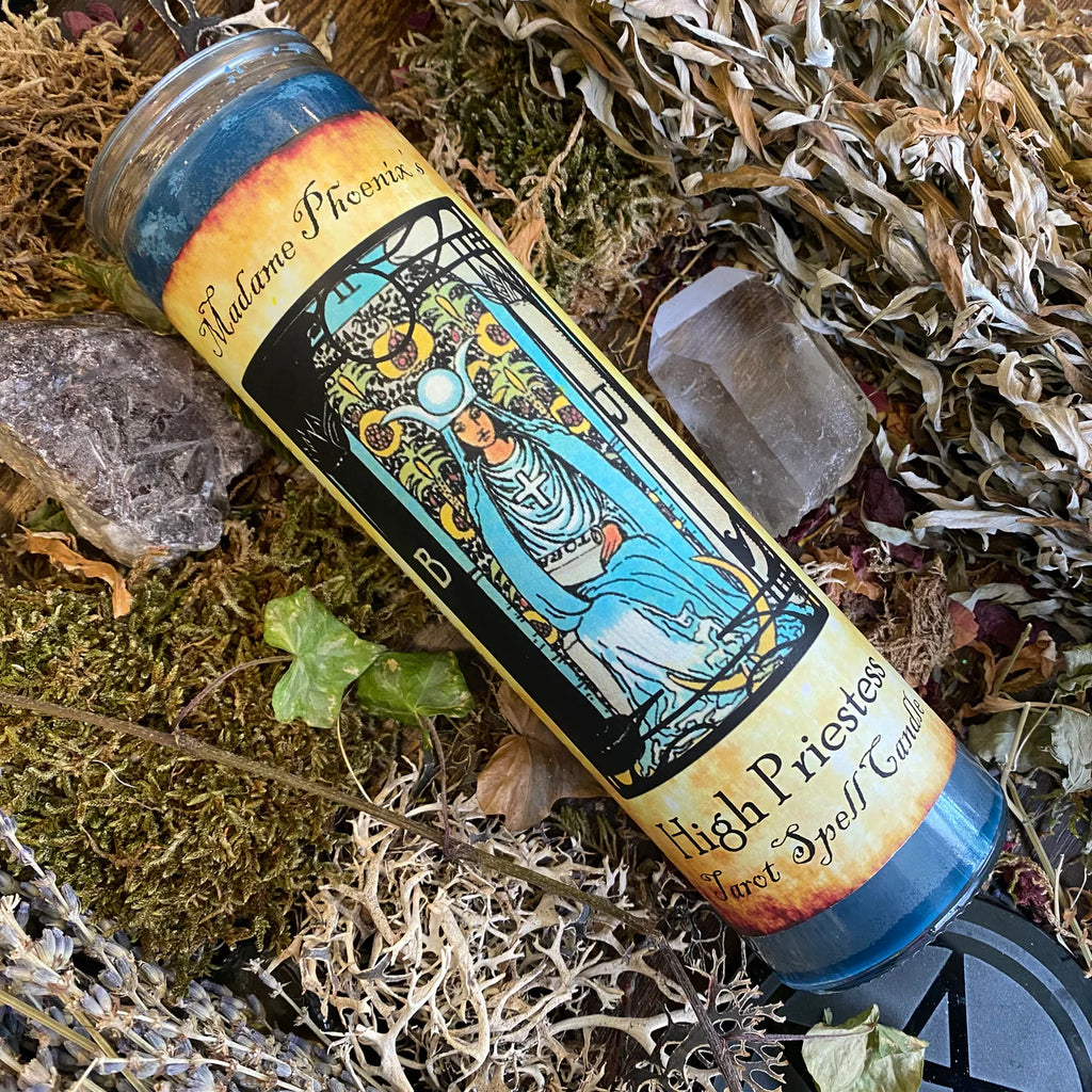7 Day Candle - The High Priestess Tarot Candle by Madame Phoenix
