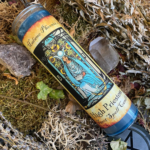 7 Day Candle - The High Priestess Tarot Candle by Madame Phoenix