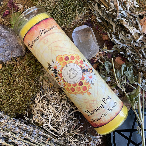 7 Day Candle - Honey Pot by Madame Phoenix