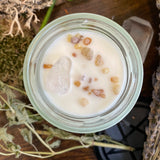 Clear Quartz Crystal Candle by Madame Phoenix
