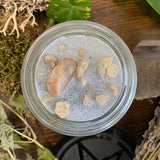 Moonstone Crystal Candle by Madame Phoenix