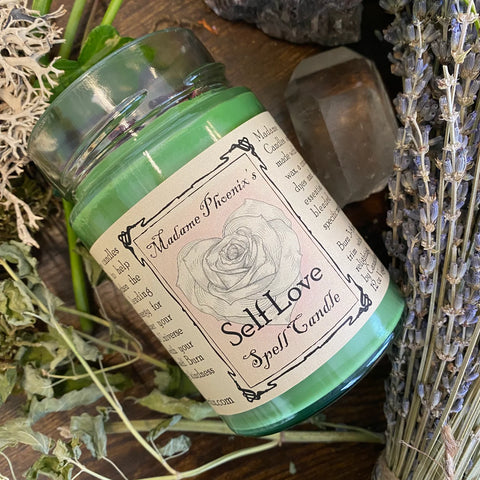 Self Love Heart Healing Spell Candle by Madame Phoenix