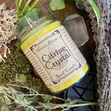Citrine Crystal Candle by Madame Phoenix