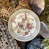 Clean Sweep Smudging Spiritual Cleansing Spell Candle by Madame Phoenix