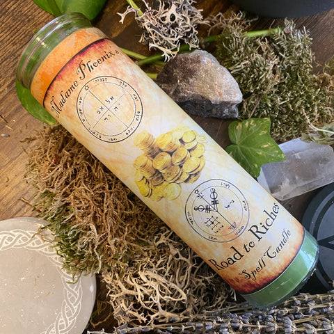 7 Day Candle - Road to Riches by Madame Phoenix