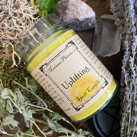 Uplifting Spell Candle by Madame Phoenix