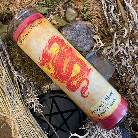 7 Day Candle - Dragon’s Blood by Madame Phoenix
