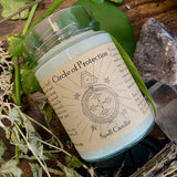 Circle of Protection Spell Candle (White) by Madame Phoenix