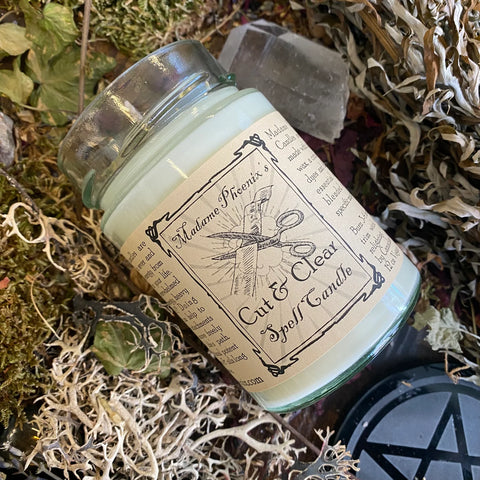 Cut and Clear Spell Candle by Madame Phoenix