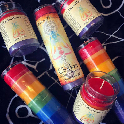 Chakra Healing Candles by Madame Phoenix (Multiple Options)