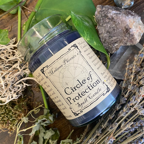Circle Of Protection Candle (Purple) by Madame Phoenix