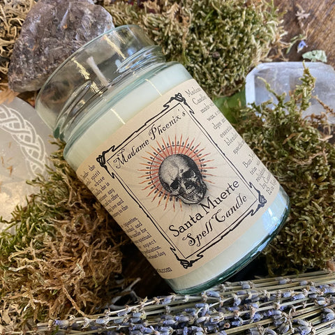 Santa Muerte Spell Candle by Madame Phoenix
