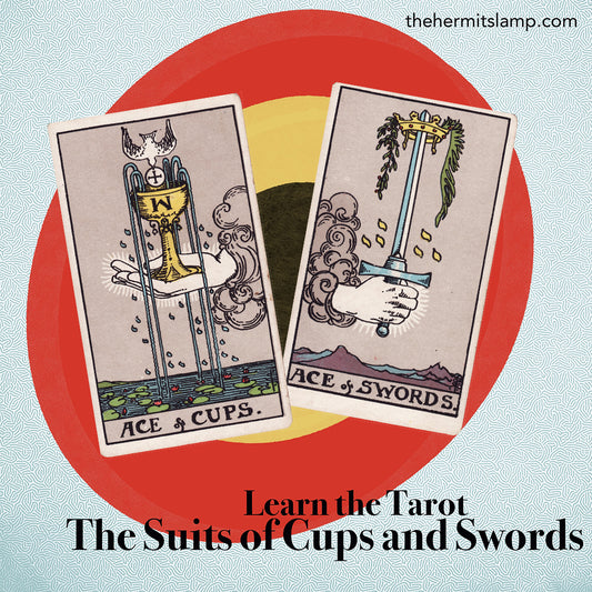 Learn the Tarot – The Suits of Cups and Swords from Ace to 10