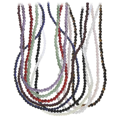 Assorted Crystal Bead Necklaces