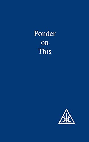 Ponder on This: A Compilation
