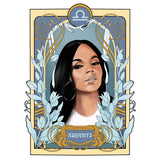 Black Celebrity Zodiac Prints (Multiple Options)