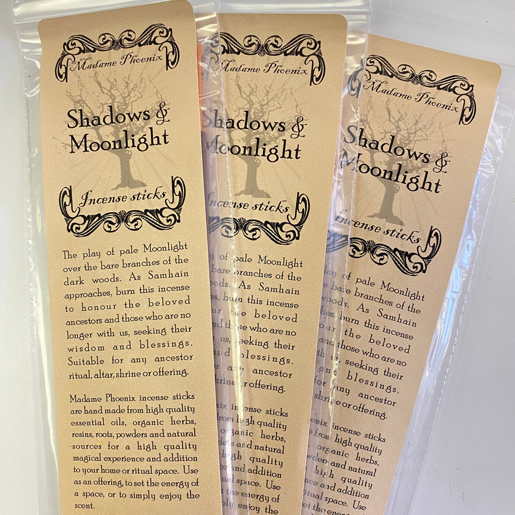 Shadows and Moonlight Incense Sticks by Madame Phoenix