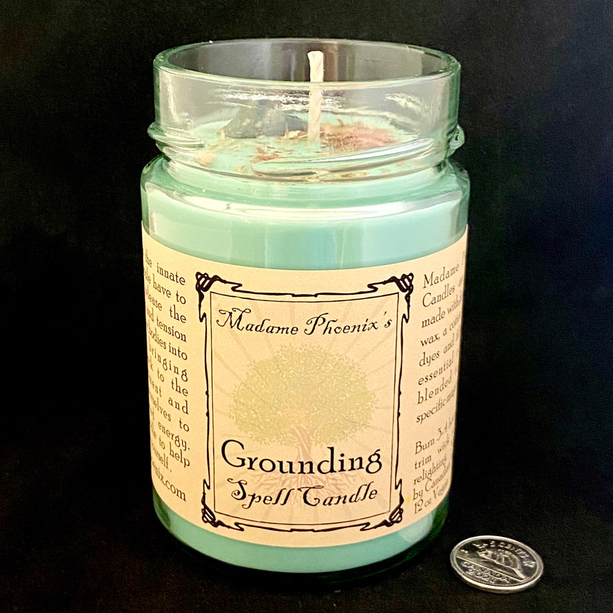 Grounding Spell Candle by Madame Phoenix