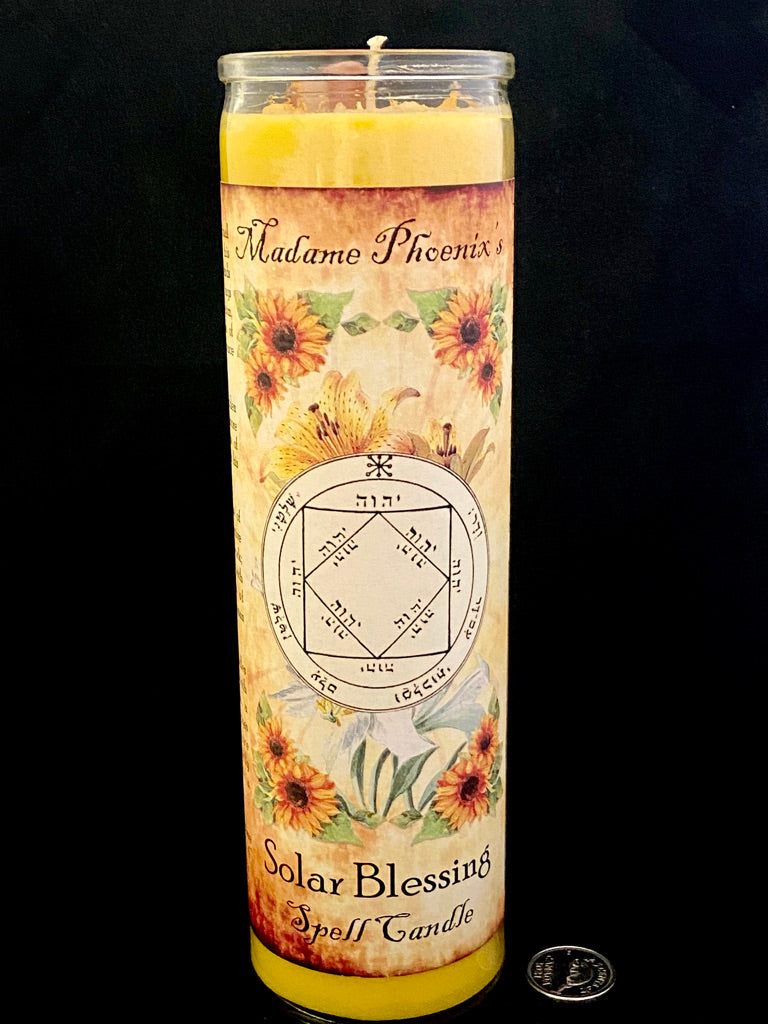 7 Day Candle - Solar Blessing Spell Candle by Madame Phoenix