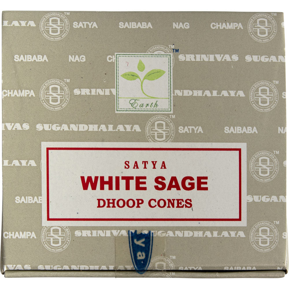 Satya White Sage Cones