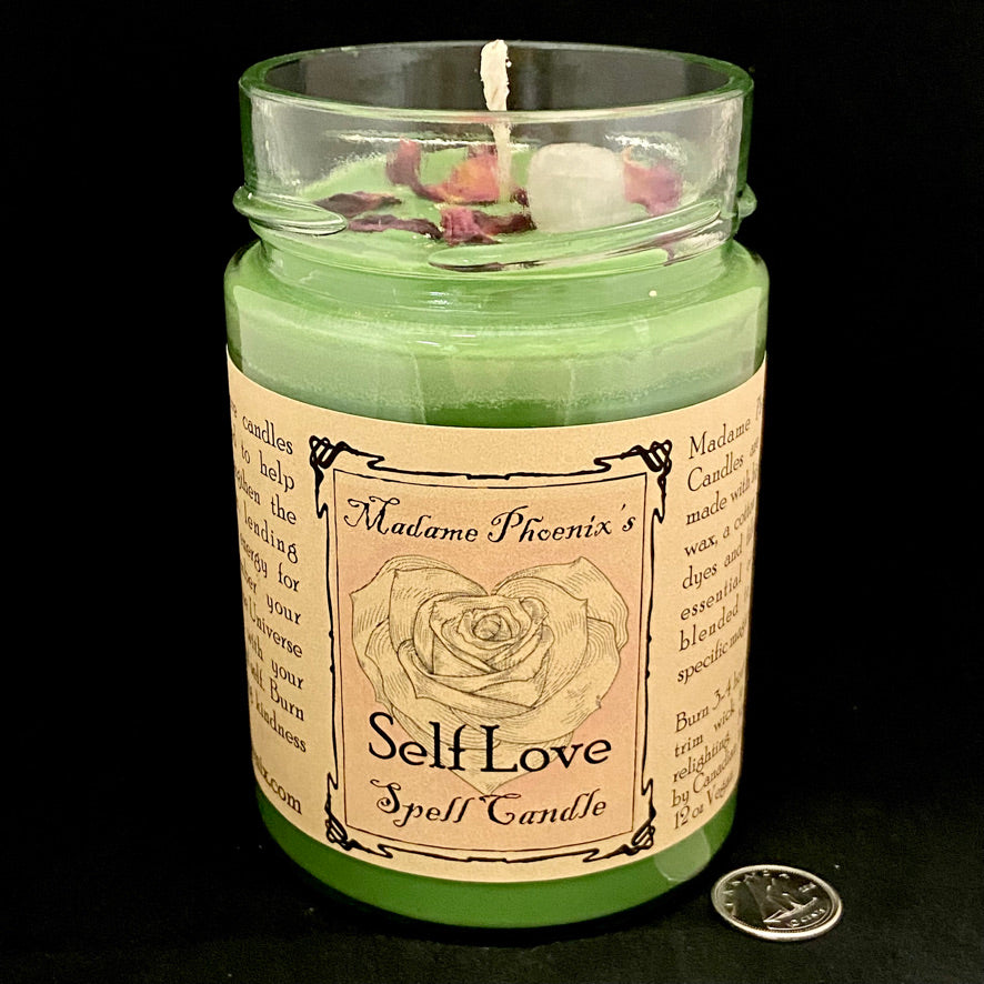 Self Love Heart Healing Spell Candle by Madame Phoenix