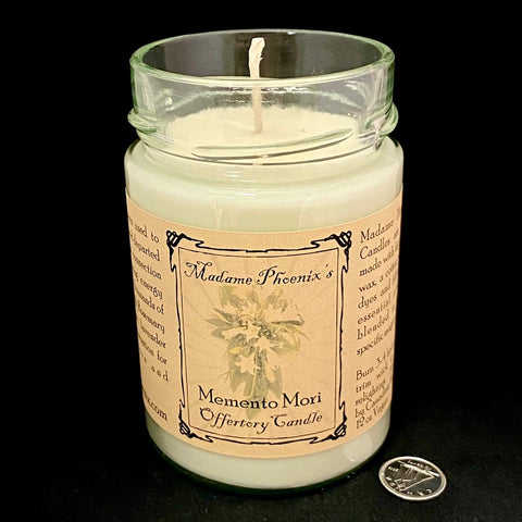 Memento Mori Offering Candle by Madame Phoenix