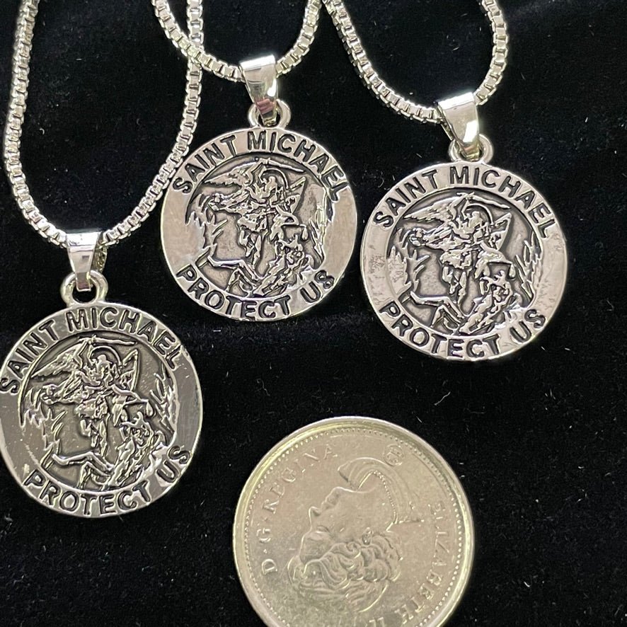 Saint Michael Pendant with Chain