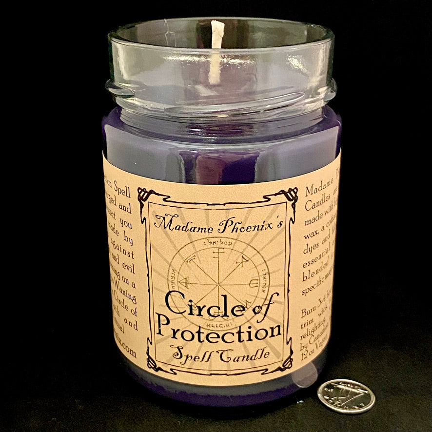 Circle Of Protection Candle (Purple) by Madame Phoenix