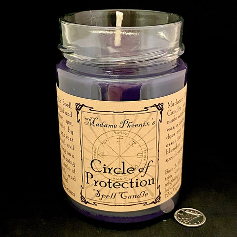 Circle Of Protection Candle (Purple) by Madame Phoenix