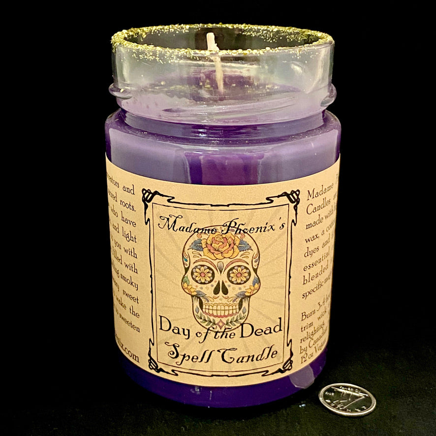 Day of the Dead Spell Candle by Madame Phoenix