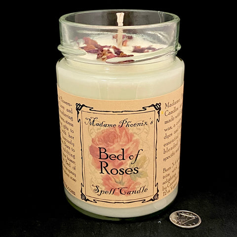 Bed of Roses Spell Candle by Madame Phoenix